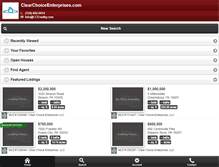 Tablet Screenshot of clearchoiceenterprises.com